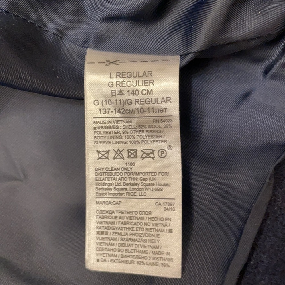 Lined wool coat - Picture 9 of 9